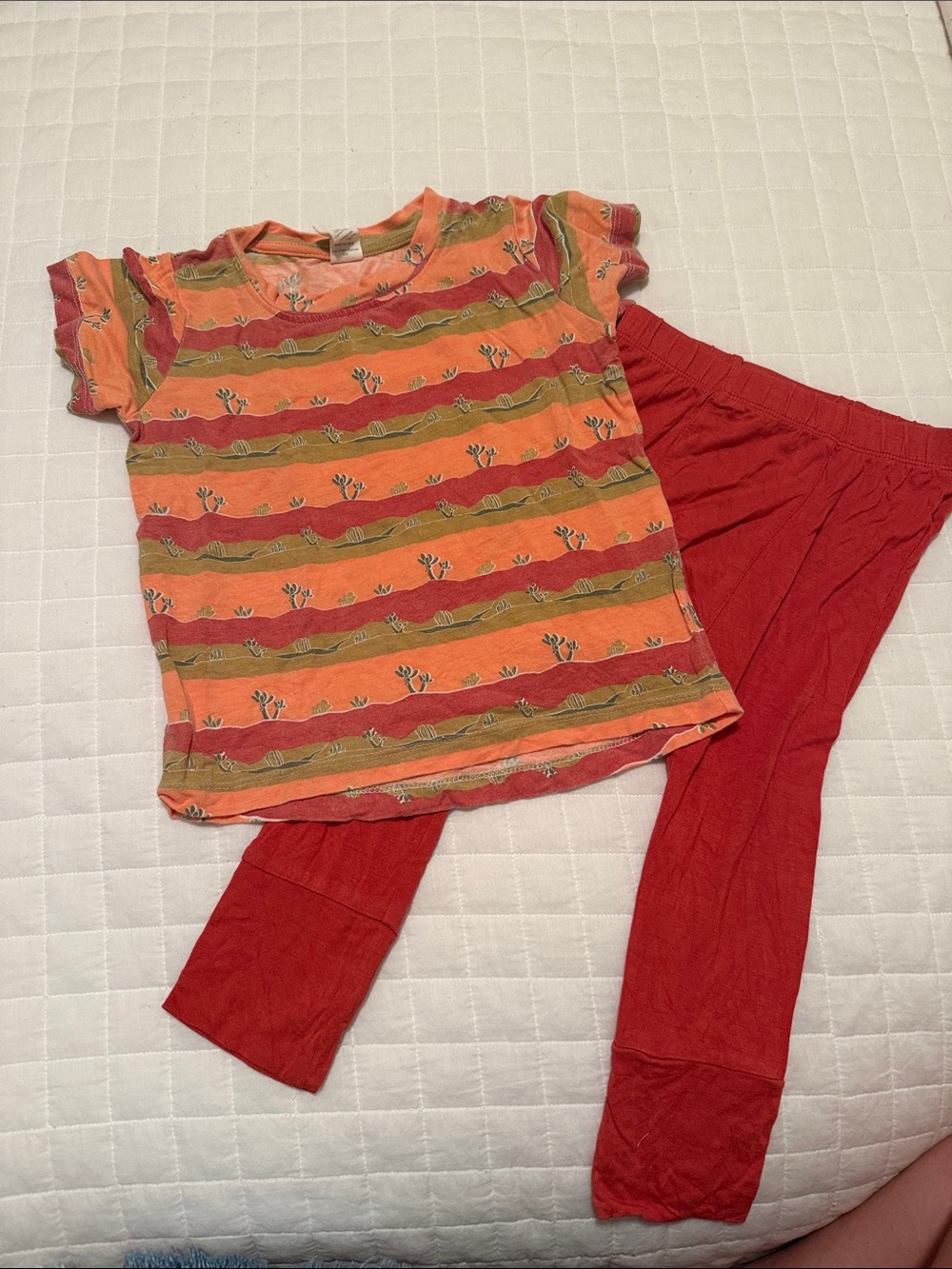 kate quinn Cactus Print Top and Panda Pants
